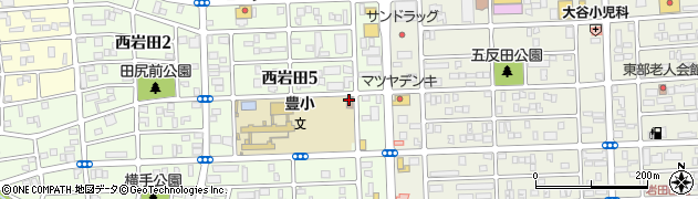 豊橋市役所　豊校区市民館周辺の地図