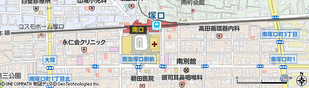 塚口サンサン劇場周辺の地図