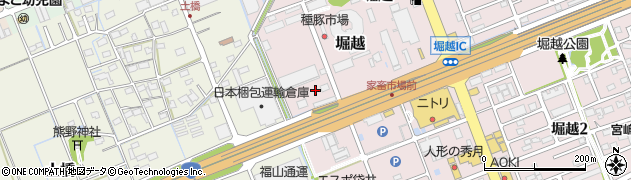 ガスコミュニティ浜松株式会社　袋井ＬＰＧセンター周辺の地図