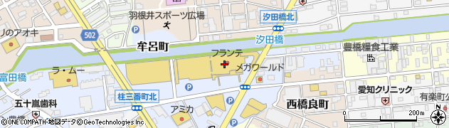 株式会社マサキクリーニング　汐田橋店周辺の地図