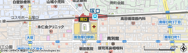 キャンドゥダイエー塚口店周辺の地図