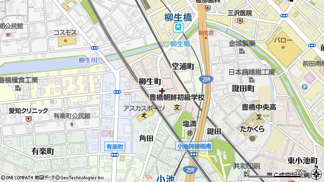 〒441-8041 愛知県豊橋市柳生町の地図