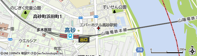エバーホテル高砂駅前周辺の地図