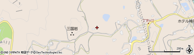 兵庫県神戸市灘区六甲山町（シャクナゲ）周辺の地図