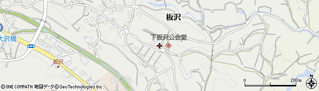 静岡県掛川市板沢231周辺の地図