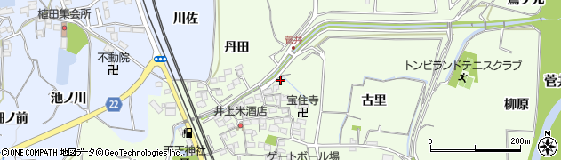 京都府精華町（相楽郡）菅井周辺の地図
