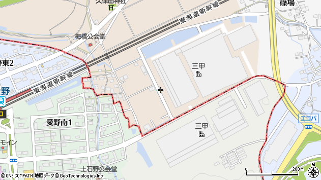 〒436-0034 静岡県掛川市梅橋の地図
