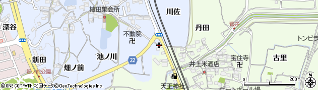 菅井周辺の地図