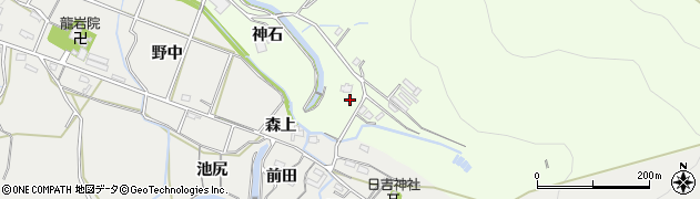 愛知県豊橋市多米町（神石）周辺の地図