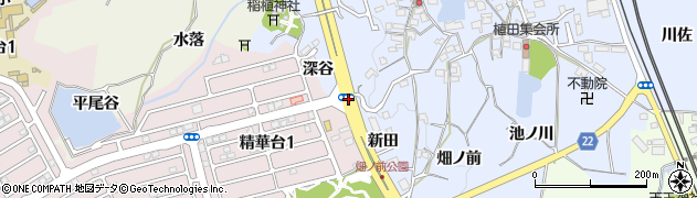 精華台一丁目周辺の地図