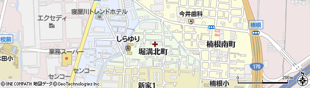大阪府寝屋川市堀溝北町周辺の地図
