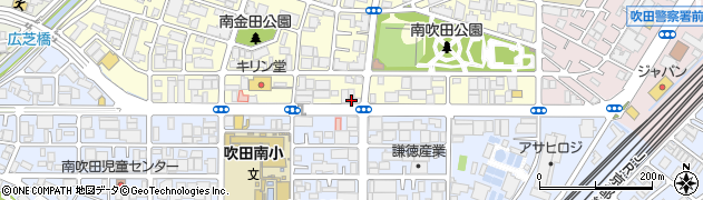 ほっかほっか亭　南吹田公園店周辺の地図