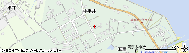 愛知県美浜町（知多郡）豊丘（中平井）周辺の地図
