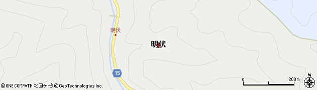 静岡県松崎町（賀茂郡）明伏周辺の地図