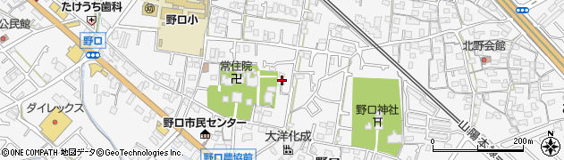 兵庫県加古川市野口町野口周辺の地図
