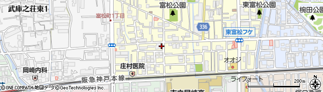 ポシブル武庫之荘周辺の地図