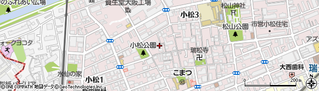 大阪府大阪市東淀川区小松周辺の地図
