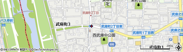 武庫町２周辺の地図