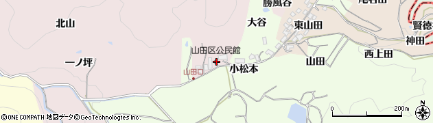 京都府木津川市加茂町兎並（小松本）周辺の地図