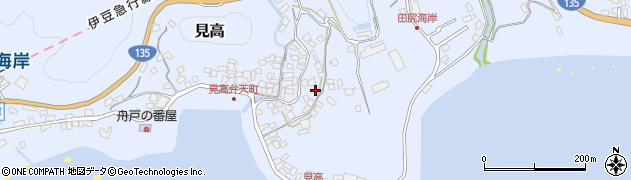 静岡県賀茂郡河津町見高580周辺の地図
