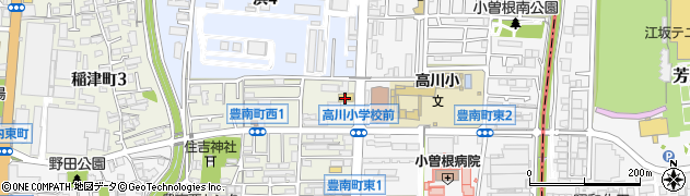 無添くら寿司 豊中豊南町店周辺の地図