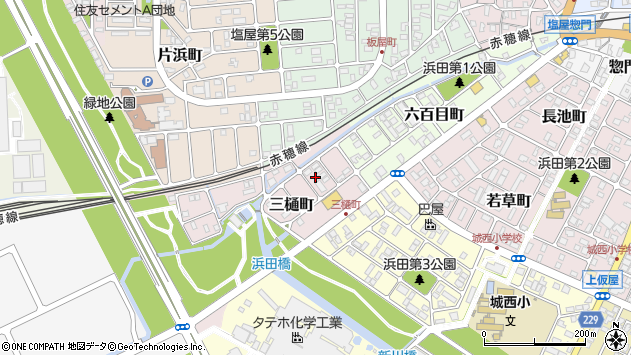 〒678-0245 兵庫県赤穂市三樋町の地図