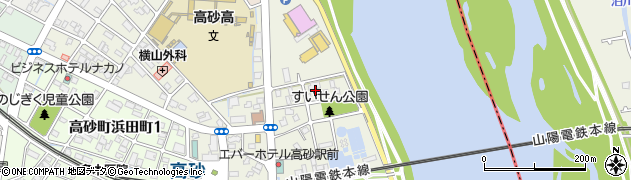 兵庫県高砂市高砂町朝日町周辺の地図