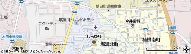 大阪府寝屋川市大成町2周辺の地図