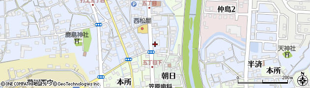 ワークマンプラス菊川店周辺の地図