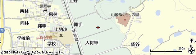 京都府木津川市山城町椿井間谷周辺の地図