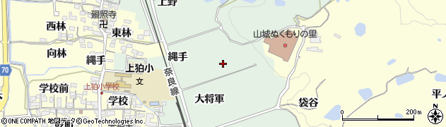 京都府木津川市山城町椿井（間谷）周辺の地図