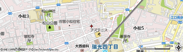 前川電気商会　小松支店周辺の地図