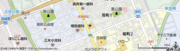 ダイソー袋井葵町店周辺の地図