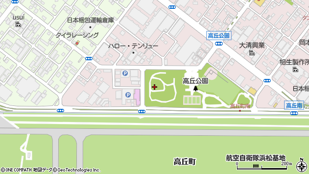 〒433-8117 静岡県浜松市中央区高丘東の地図