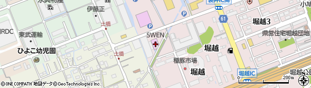 スウェン袋井店周辺の地図