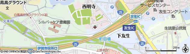 株式会社東産業伊賀営業所周辺の地図
