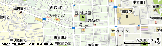 クンクン　岩田店周辺の地図