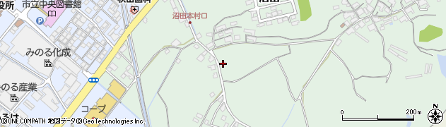 岡山県赤磐市沼田647周辺の地図