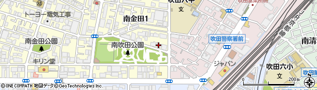 ラクシア江坂パークフロント管理事務所周辺の地図