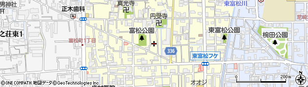 兵庫県尼崎市富松町1丁目24周辺の地図