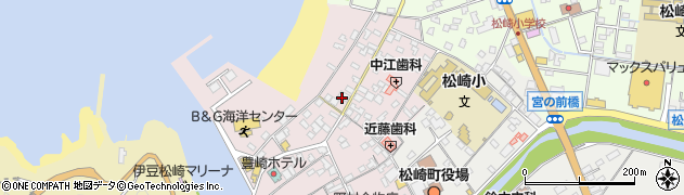 静岡中央銀行松崎支店周辺の地図
