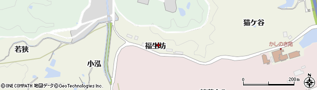 京都府相楽郡精華町南稲八妻福生坊周辺の地図