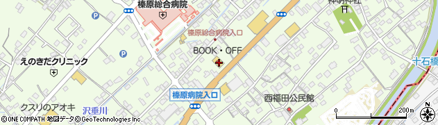 ブックオフ榛原店周辺の地図
