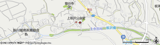 静岡県掛川市板沢943周辺の地図