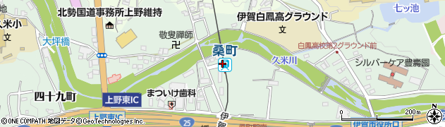 桑町駅周辺の地図