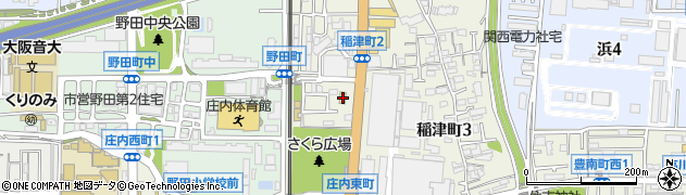 セブンイレブン豊中稲津町１丁目店周辺の地図