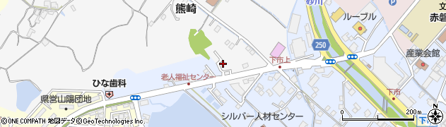 岡山県赤磐市熊崎195周辺の地図
