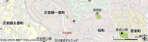 兵庫県西宮市苦楽園一番町1周辺の地図