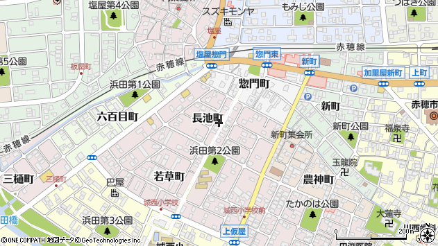 〒678-0242 兵庫県赤穂市長池町の地図