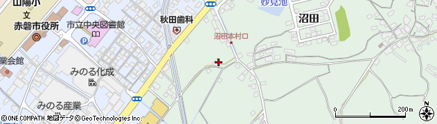 岡山県赤磐市沼田853周辺の地図